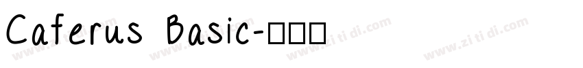 Caferus Basic字体转换